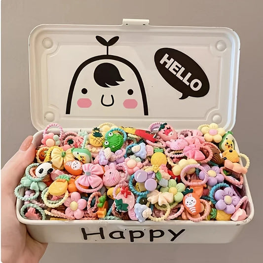 Set de accesorios para el pelo de mascotas, diseños lindos de flores, lazos, frutas y animales pequeños, incluye diademas y ligas, adecuado para perros y gatos (solo accesorios para el pelo, estilos y colores aleatorios).